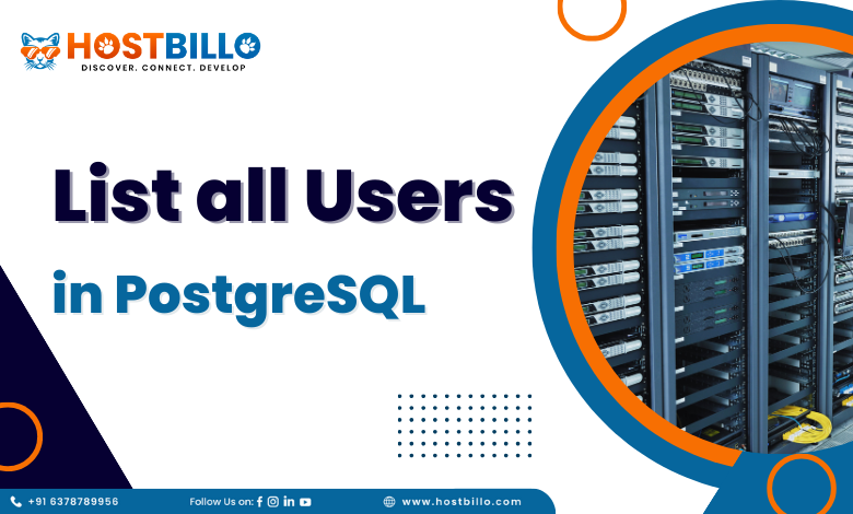 List all Users in PostgreSQL